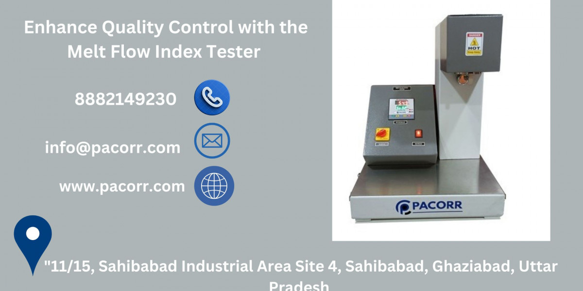 Boost Efficiency and Accuracy in Plastic Testing with Pacorr’s Melt Flow Index Tester